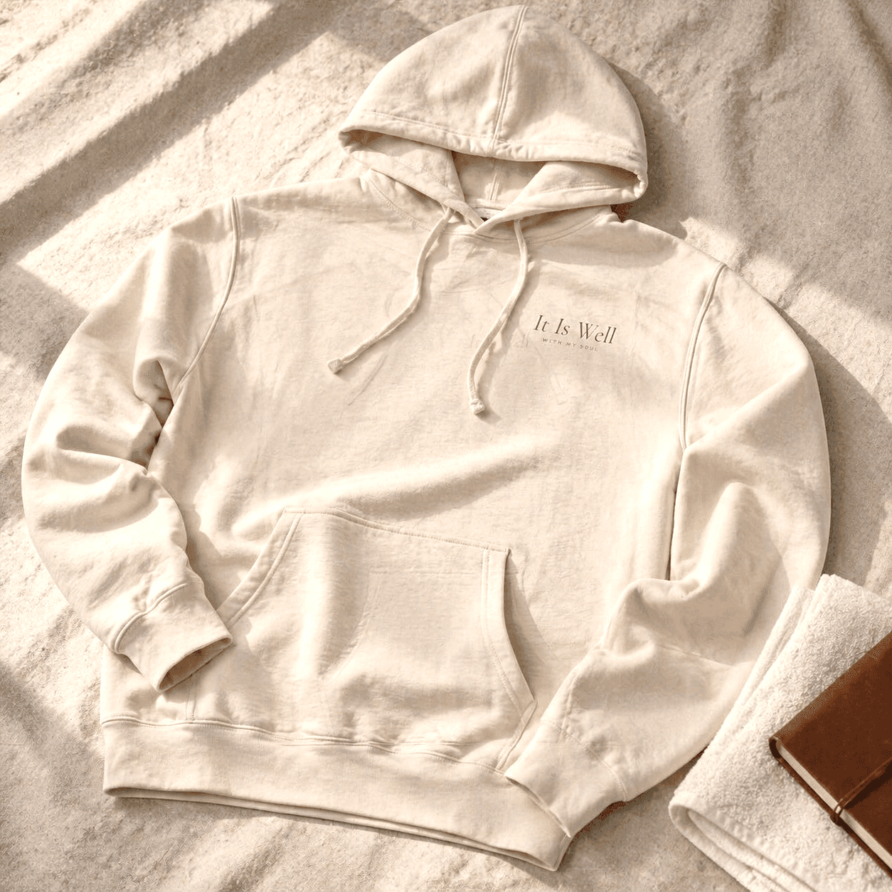 The Redeemed Studio, folded heavyweight cotton